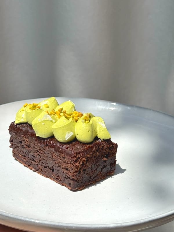Brownies pistachio